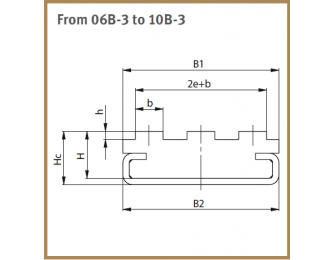 ТИП CT TRIPLEX PA66 направляющая для направляющих роликов alt=